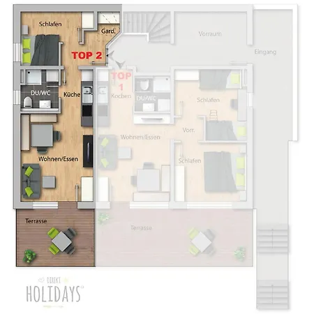 121b - 2 Apartamento
